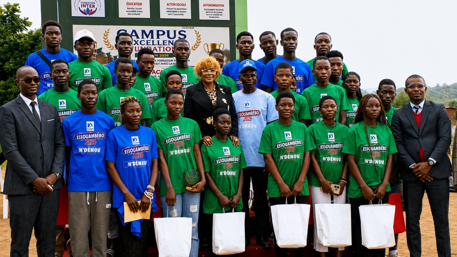 Éducation et développement : La Fondation CHIM-INTER façonne l’avenir à N’Dénou