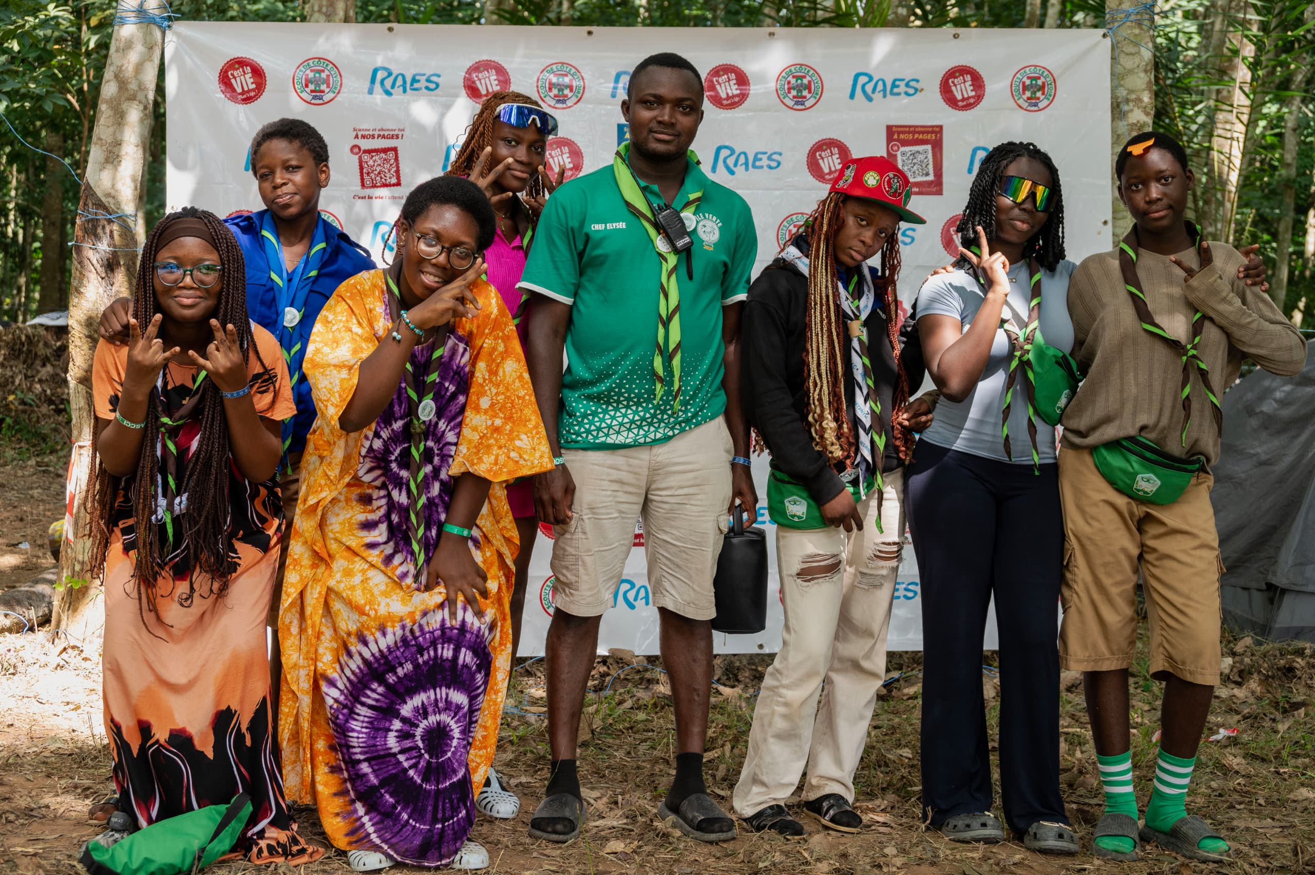 Bouaké /Camp scout d’Agbagnanssou, « C’EST LA VIE » brise le silence sur la santé sexuelle des jeunes