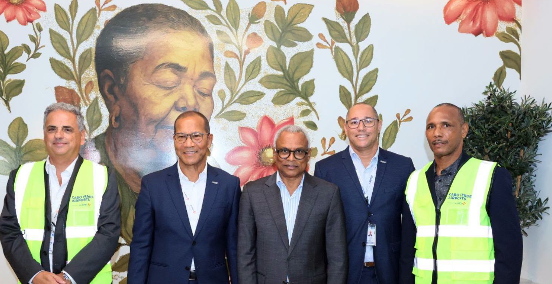 Cap-Vert : Visite du Président de la République à l'aéroport international Nelson Mandela de Praia