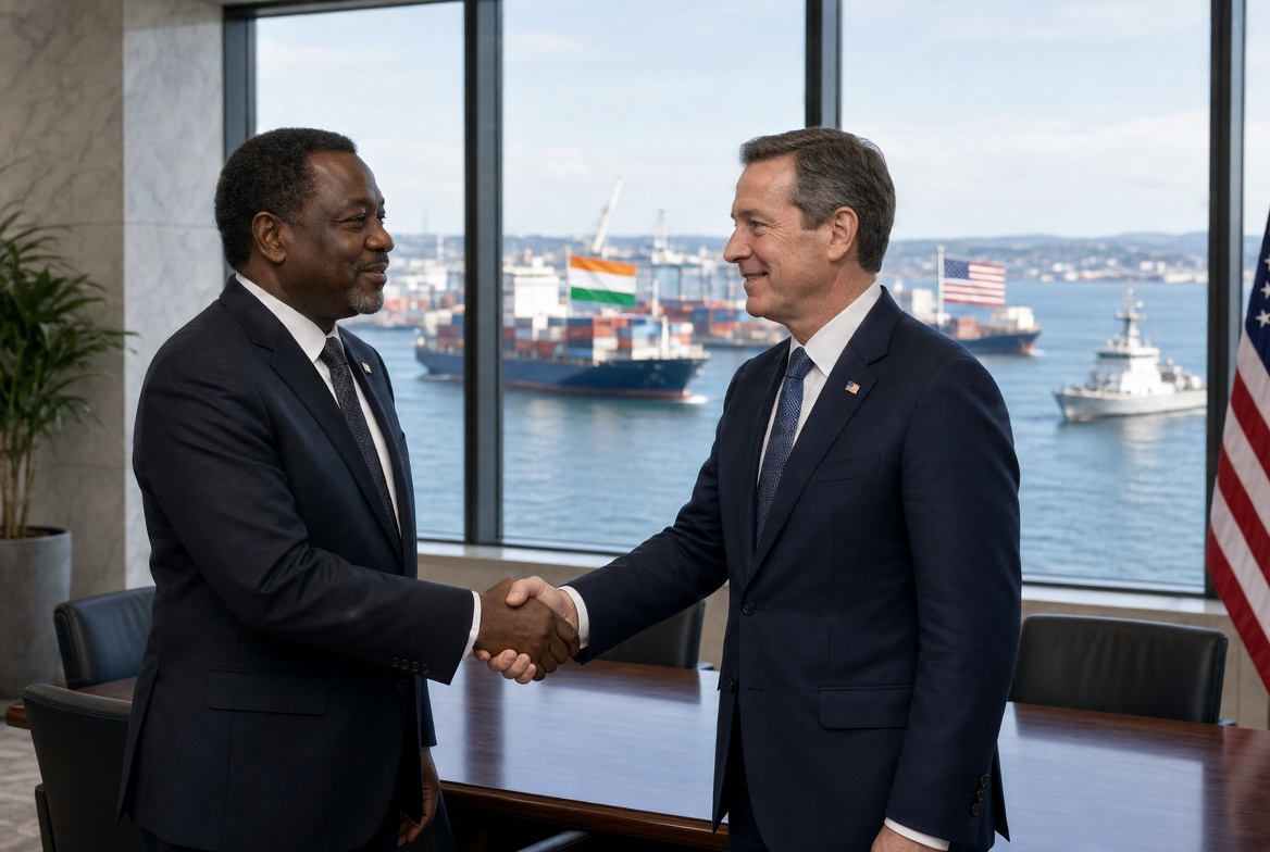 Serey Doh à Washington : la Côte d’Ivoire accélère le développement de sa flotte marchande et renforce sa sécurité maritime avec les États-Unis. 