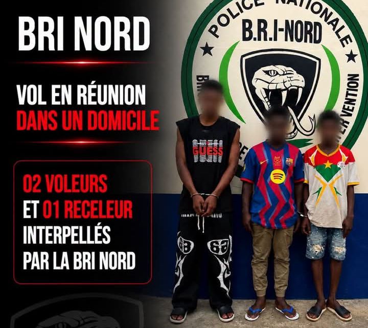 Côte d'Ivoire/ Aboboté : la BRI Nord interpelle deux présumés cambrioleurs et un receleur